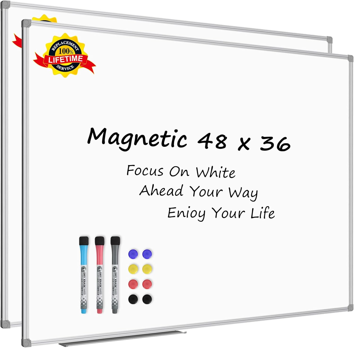 Lockways 48 x 36 White Board (2-Pack)