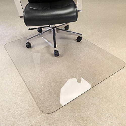 3Pack Crystal Clear 1/5" Thick 47" x 35" Heavy Duty Hard Chair Mat, Can be Used on Carpet or Hard Floor