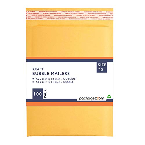 PackageZoom #1 7.25 x 12 Padded Envelopes