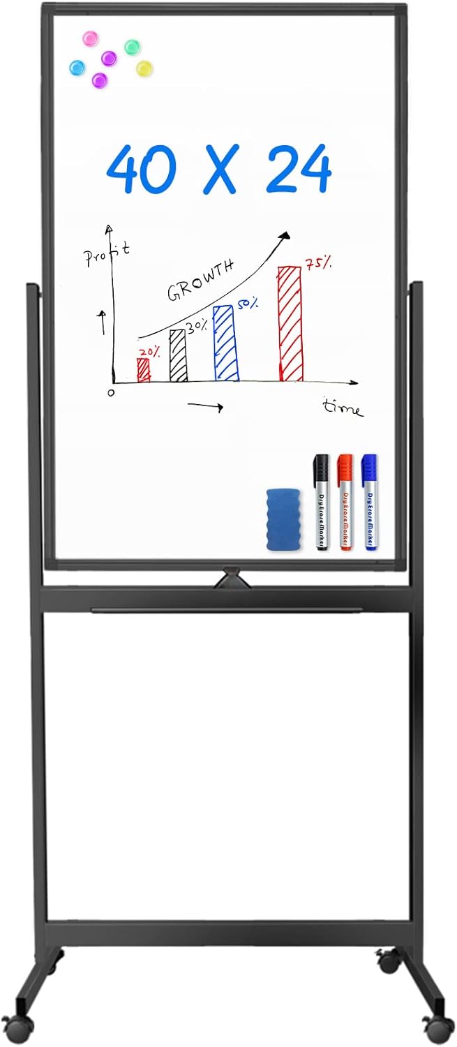 maxtek 40 x 24 Mobile Whiteboard