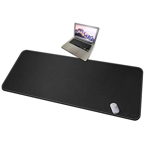 CENNBIE 59" x 27.5" Large Leather Desk Mat