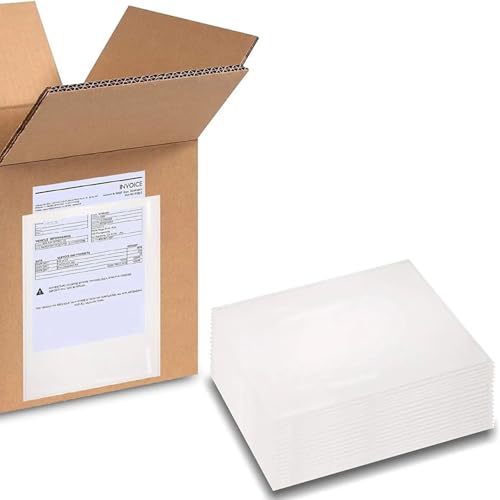 PSBM 5.12 x 8 Clear Packing List Envelopes