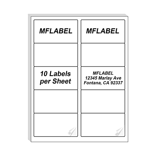 MFLABEL 2x4 Shipping Address Labels