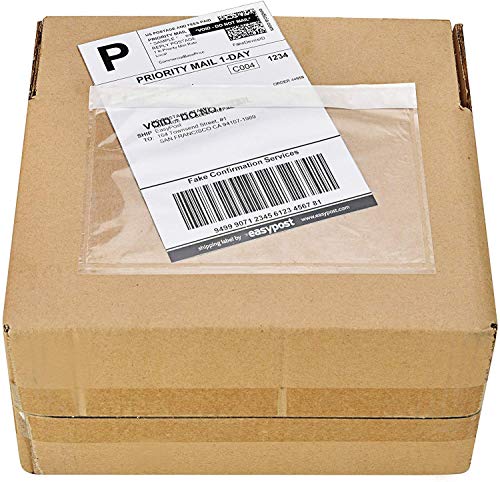 SJPACK 3000 7.5" x 5.5" Clear Pouches