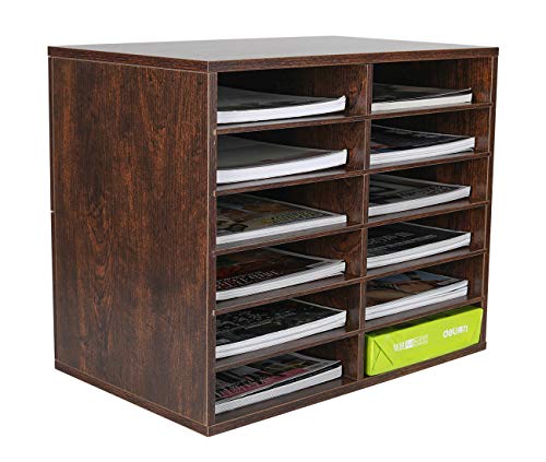 PAG Countertop Mail Sorter (Brown)