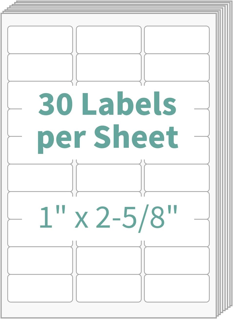 MBLABEL 1" x 2-5/8" Labels