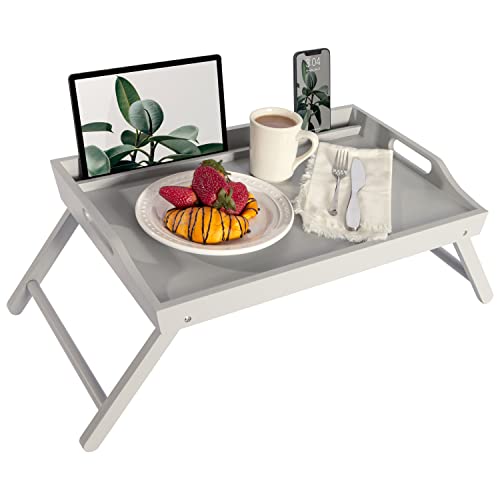 ROSSIE HOME Extra Large Wood Bed Tray