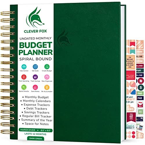 Clever Fox Budget Planner (Dark Green)