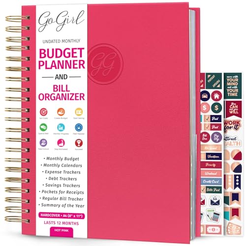 GoGirl Budget Planner & Monthly Bill Organizer