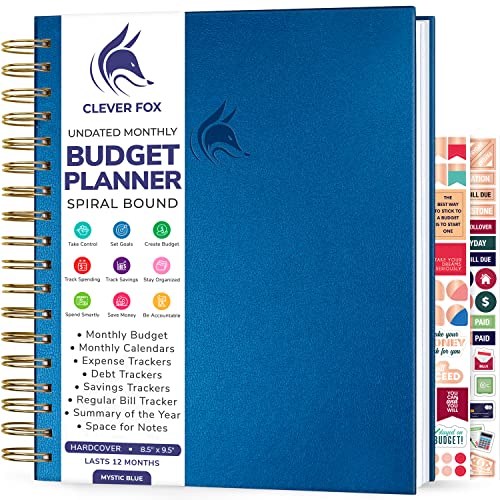 Clever Fox Budget Planner (Mystic Blue)