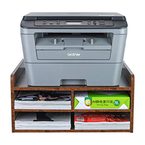 PAG 3 Tier Desktop Printer Stand (Antique Brown)