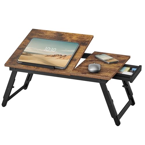 SONGMICS Bed Laptop Desk (Bamboo)