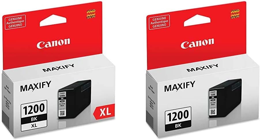 Canon PGI-1200XL Black Ink Tank Compatible with Multiple Printers | Canon PGI-1200 Pigment Black Ink Tank