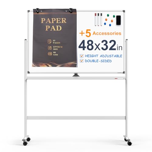 TSJ OFFICE Rolling Whiteboard