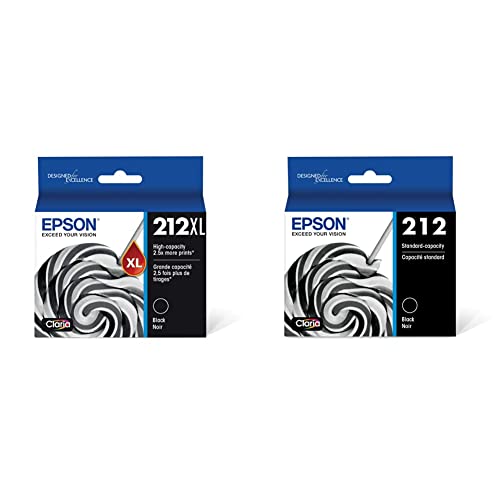 EPSON 212 Claria Ink Black Cartridge Bundle