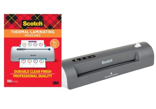 Bundle of Scotch Thermal Laminator TL901X + 100 Pouches