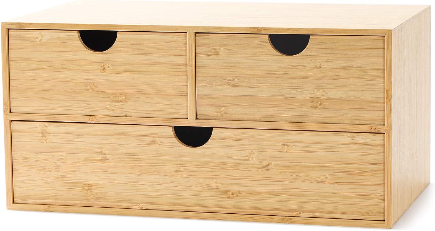 Wisuce Bamboo Desk Organizer
