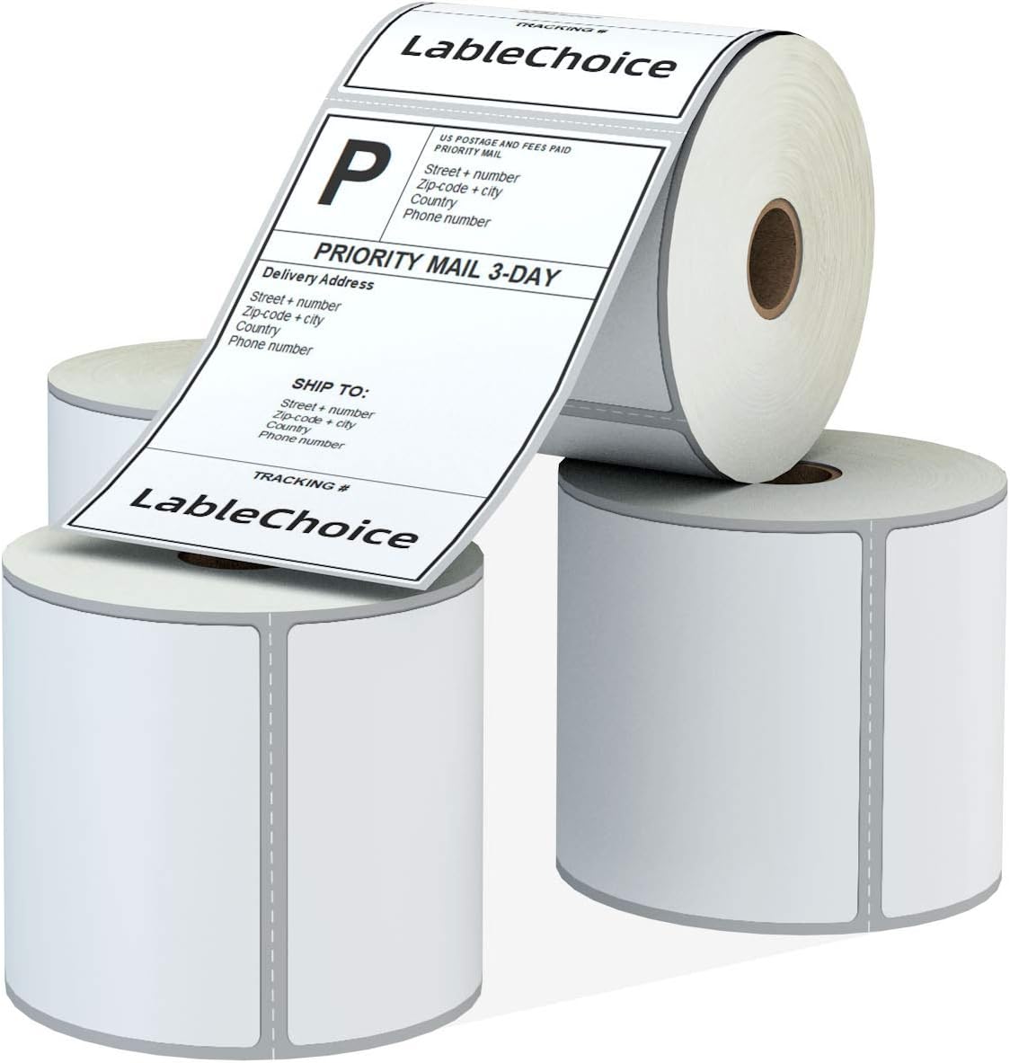 LabelChoice 4x6 Direct Thermal Rolls