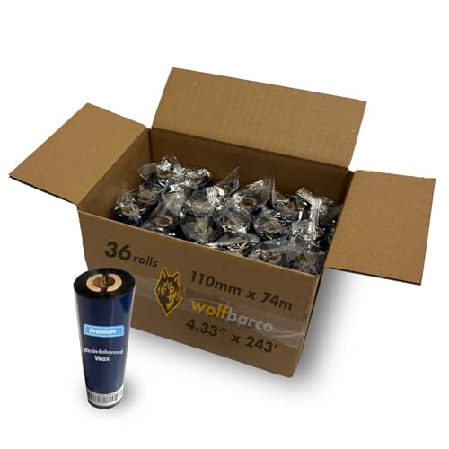 36 Rolls Wolfbarco 4.33" x 243'