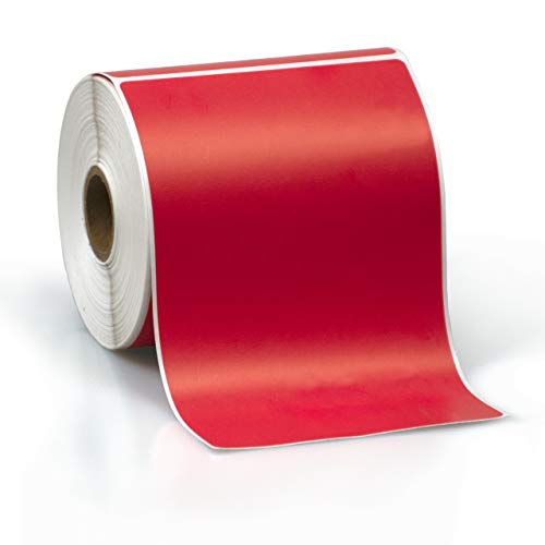 Kenco 4" x 6" Direct Thermal (Red, 48)