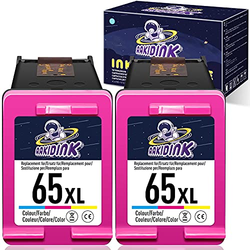 High Yield for HP 64XL Ink Cartridges Combo Pack Replacement for HP Ink 64 for Envy Photo 7855 7858 7155 7800 7100 7164 7158 6252 for Envy 7255e for Inspire 7950e for Tango X Printer (1 Black,1 Color)