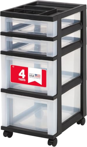 IRIS USA 4-Drawer Value Cart