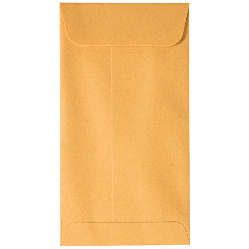 JAM PAPER #7 Coin Brown Kraft Envelopes