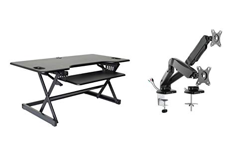 Rocelco 46" Standing Desk Converter Bundle