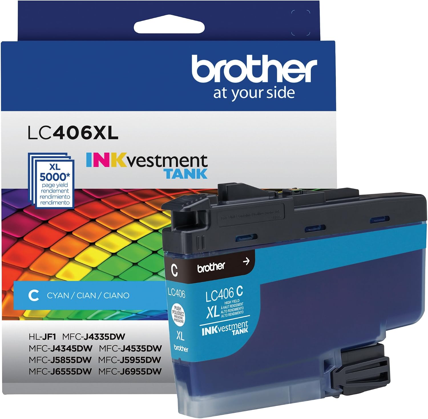 Brother LC406XLC High Yield Cyan