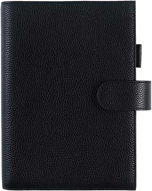 Moterm Leather Cover (A5, Pebbled-Black)