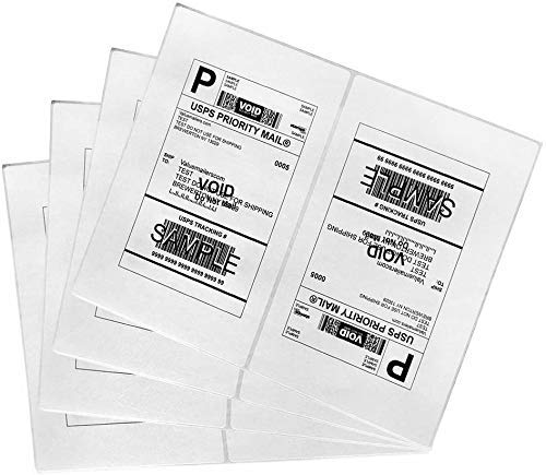 Shipping Labels with Rounded Corner, 8.5 x 5.5 Inches Half Sheet Self Adhesive Shipping Address Labels for Laser and Inkjet Printer, 2000 Sheets 4000