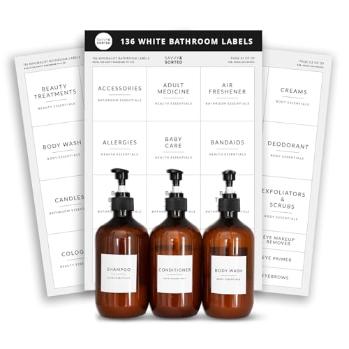 SAVVY & SORTED Minimalist Labels