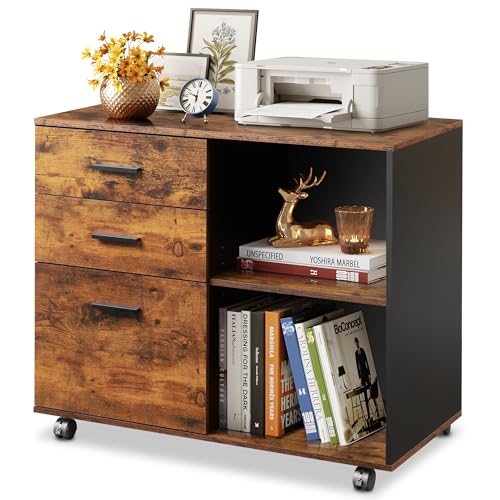 DEVAISE 3-Drawer Mobile Cabinet