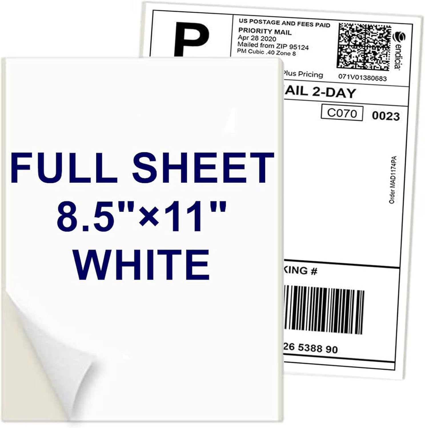 Coopaty Full Sheet Address Labels