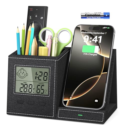 Multifunctional Pen Holder with Wireless Charger