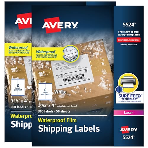Avery Waterproof Labels (25524)