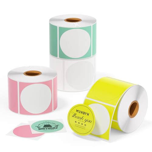 MUNBYN 2 Inch Color Circle