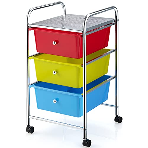 Giantex 3-Drawer Rolling Cart