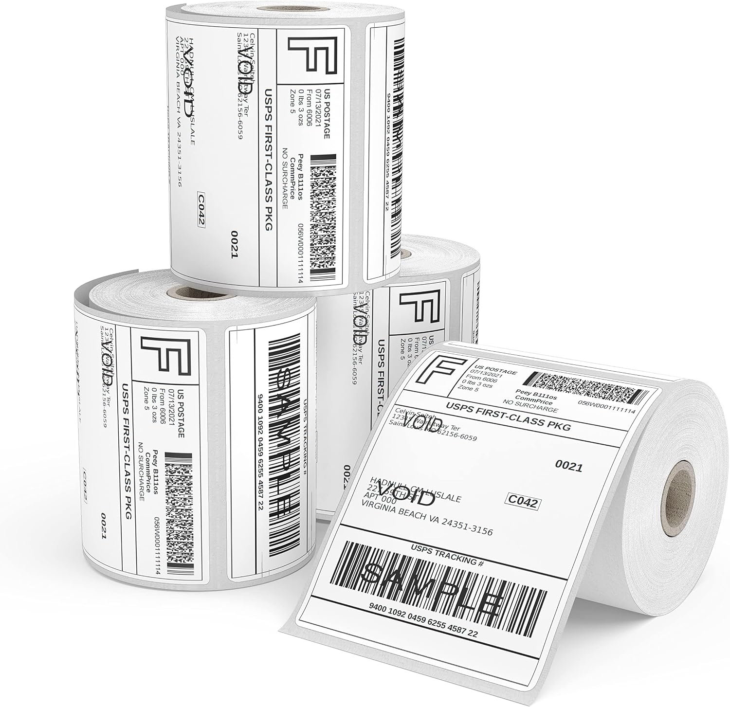 LabelMore 4"x6" 40 Rolls (Big Pack)