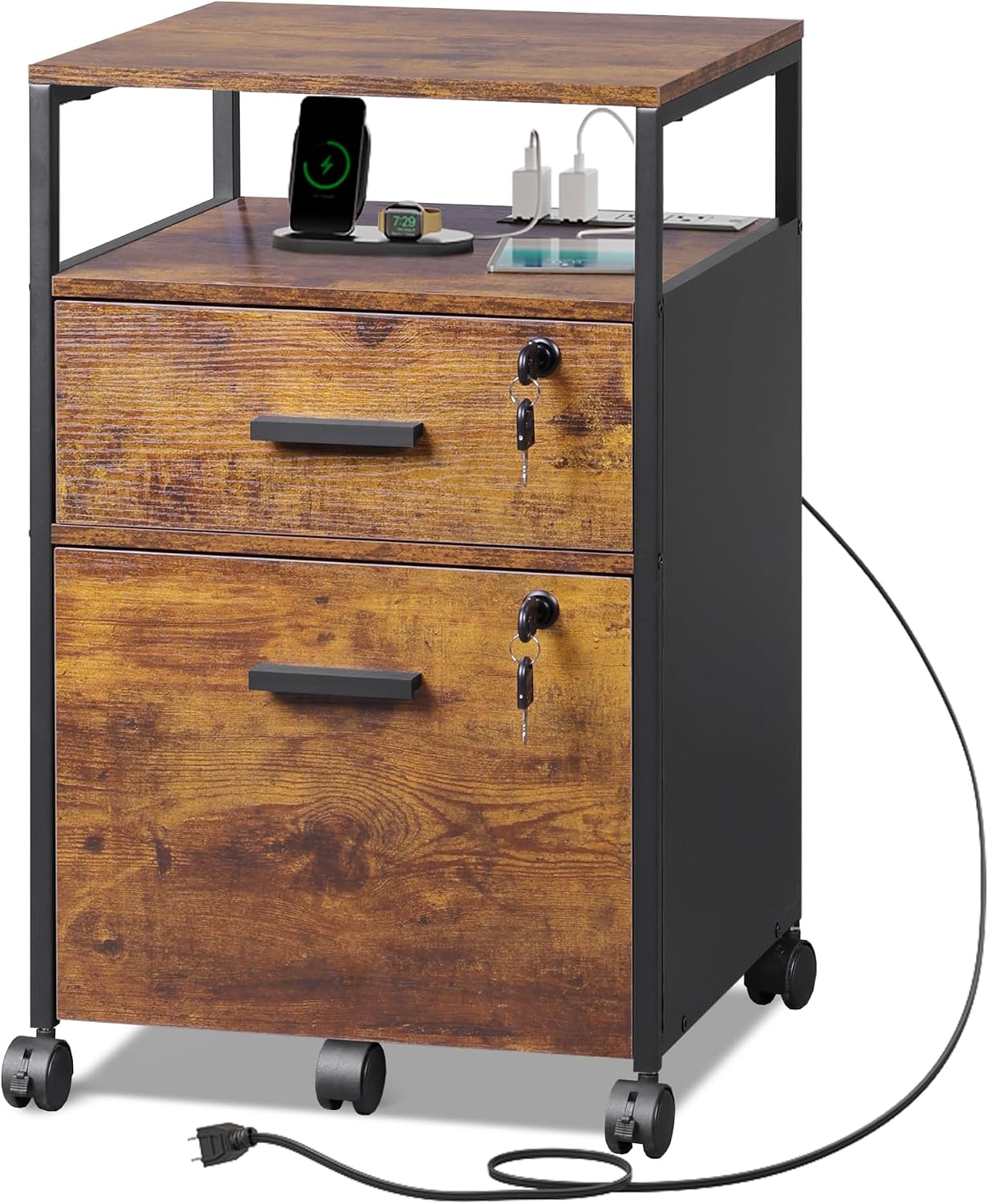 DEVAISE 2 Drawer File Cabinet