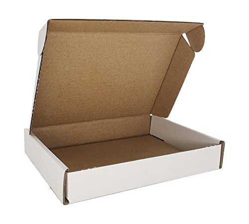 400 Pack 6x4x1'' Small Shipping Boxes, Corrugated Cardboard Mailers for Business, White (CM641-400)