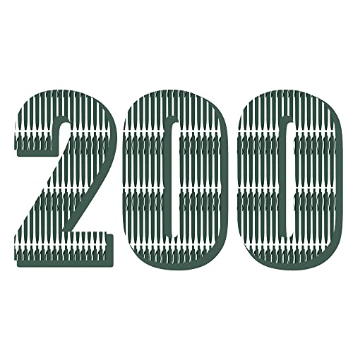 Deegtran 200 Pack Green Barrel Click Pens