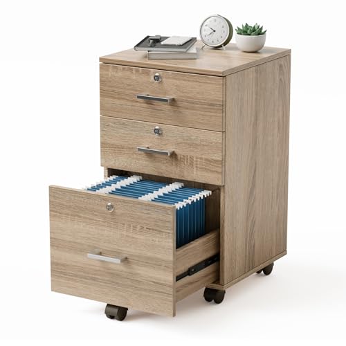 VINGLI 3-Drawer File Cabinet