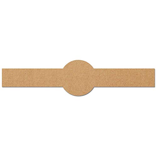 TownStix Brown Kraft Soap Labels (1" x 8.5")