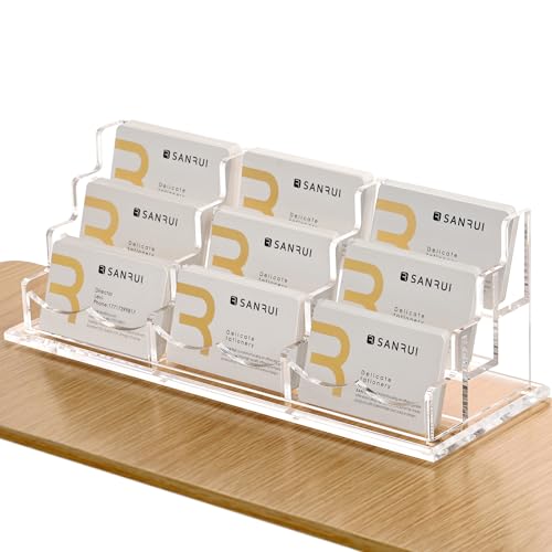 SANRUI 3-Tier Business Card Holder