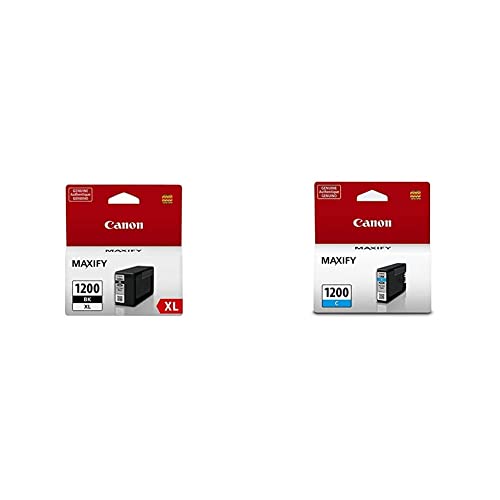 Canon PGI-1200XL Black and Cyan Compatible Ink Cartridges