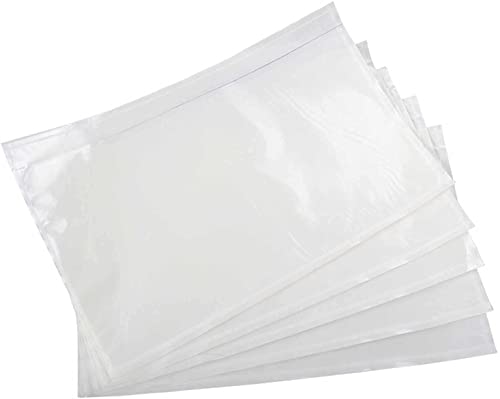 7.5'' x 5.5'' Packing List Pouches, Shipping Label Envelopes Clear Adhesive Top Loading Packing List - 1000 Packs