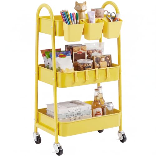 danpinera 3-Tier Rolling Cart