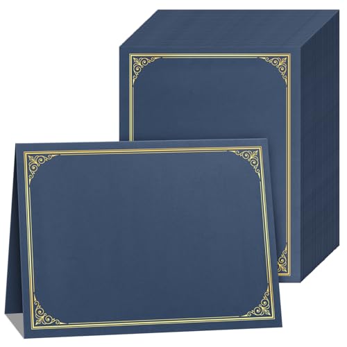 SUNEE Certificate Holders (Blue, 60 Packs, New Pattern)