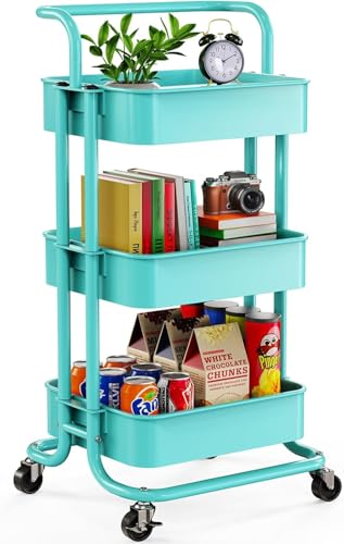 Pipishell 3 Tier Mesh Utility Cart